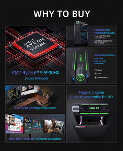 คอมพิวเตอร์เกม10th เจนเนอเรชัน I9 I7 I5คอมพิวเตอร์ตั้งโต๊ะ Win11 M.2 NVMe SSD 32กิกะไบต์2 * DDR4 4K - Product Image 6