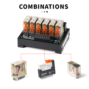 Módulo de relé Shenler MRFT1 12vdc 24vdc 230vac relé electromagnético Módulo de relé de Control Industrial placa PCB para controlador PLC - Product Image 5