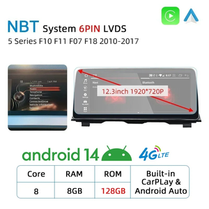 12.3インチBMW 5シリーズF10 F11 2011 2017 CIC NBTシステムHDタッチスクリーンAndroidカー用マルチメディアプレーヤーDSPステレオGPS - Product Image 5