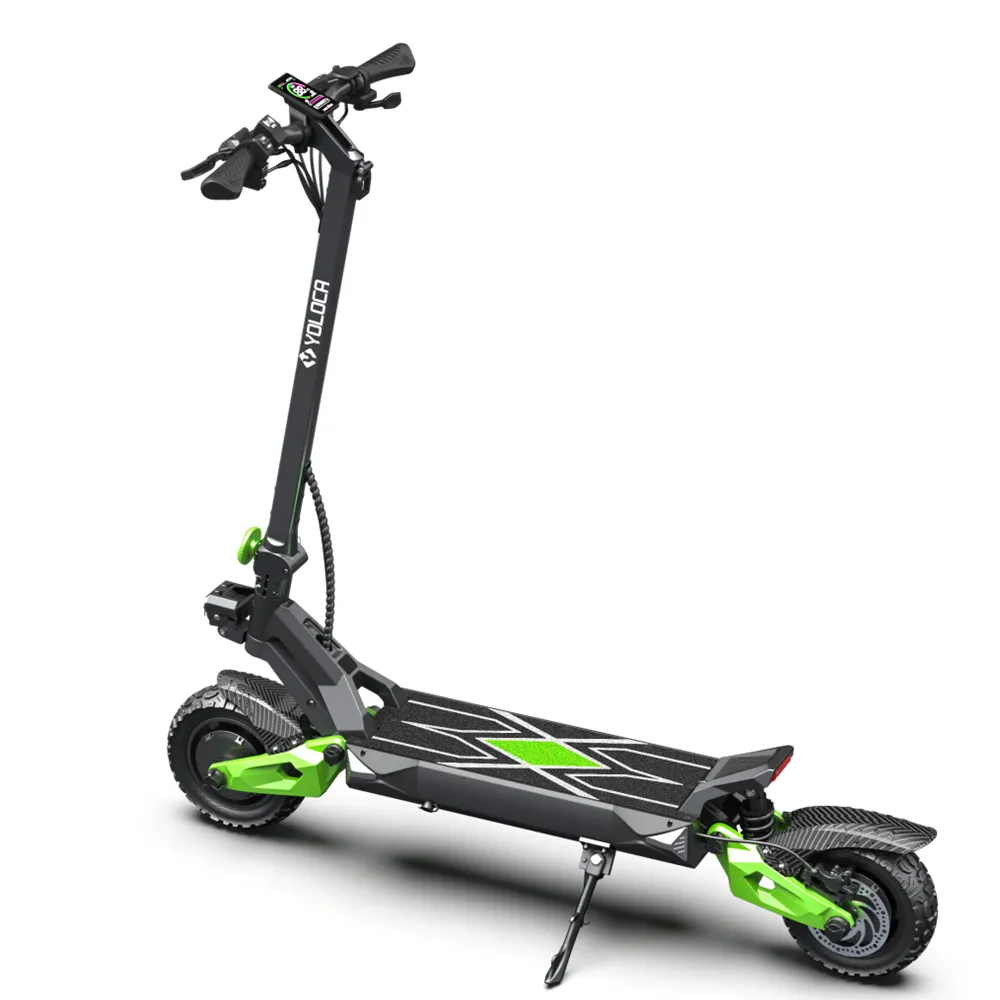 Yoloca S6 10 pulgadas 3000W Europa almacén Scooter eléctrico plegable para adultos 72V 20Ah 70km Scooter eléctrico rápido 25 Km