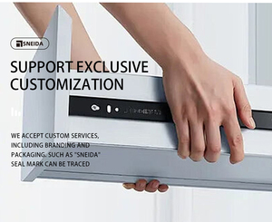 Sneida Ba Phần Kính Thiên Văn Nhiệm Vụ Nặng Nề Ngăn Kéo Slide 500lb Mở Rộng Đầy Đủ Runner Hướng Dẫn Cho Nhà Bếp Ngoài Trời Phòng Tập Thể Dục Phòng Ngủ - Product Image 2