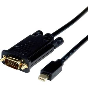 価値ミニ-DisplayPort/VGAアダプターケーブルミニDisplayPortコネクタ、VGA 15pol。コネクタ1.50mブラック (940910639805) - Product Image 1