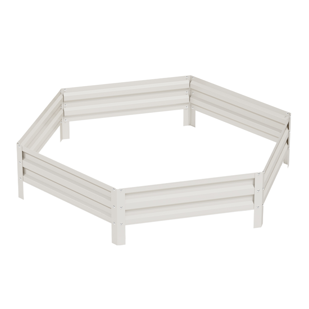 lvory White+Raised-Garden-Bed