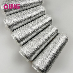 Ins超热卖批发Lurex纱芯纺100% 棉纱闪亮金属感连衣裙夏季时尚模特服装
