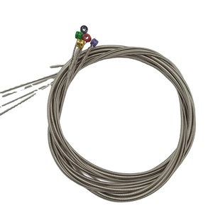 High-end Electric Bass High-tension 5-<strong>string</strong> Hexagonal Steel Core <strong>String</strong> Wire Bass Color Head Steel <strong>String</strong> Independent