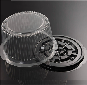 Wholesale <strong>Mini</strong> Transparent Round Cake <strong>Box</strong> Custom Clear Plastic Container with Lid Recyclable <strong>PET</strong>/PP for Packaging for Cakes - Product Image 6