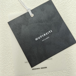 文字列付きクラフトペーパーハングタグ表示ラベル衣服用ジュエリーラベル - Product Image 4
