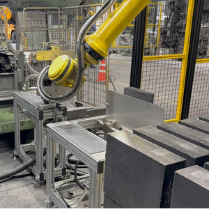 Quality Guaranteed Industrial Fanuc Gripper-Type Six-Axis Stacking Palletizer <strong>System</strong> With Simple Conveyor - Product Image 1