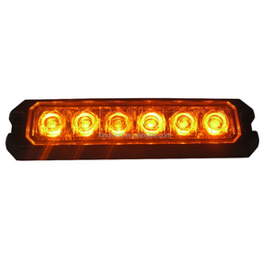ไฟเตือน LED 6ดวงสำหรับติดพื้นผิวไฟแฟลชแสงสีเขียวอ่อนแตะลบเพื่อเปลี่ยนรูปแบบแฟลช LTD16E - Product Image 1
