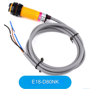 E18-D50NK/D80NK dağınık yansıma kızılötesi engel kaçınma sensörü fotoelektrik anahtarı DC NPN yakınlık anahtarı - Product Image 3