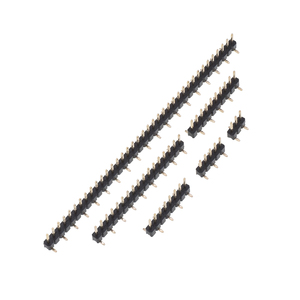 Pin <strong>Header</strong> 2.0 Pitch 1Pin to 40 Pin <strong>SMT</strong> Single Row and Double Rows Right Angle DIP Connectors Factory Customized - Product Image 2