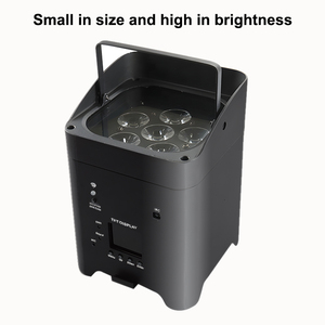 Igreslite 6*18W RgbwaUv Wedding düğün sahne Uplights pil kablosuz DMX LED Par ışık - Product Image 3