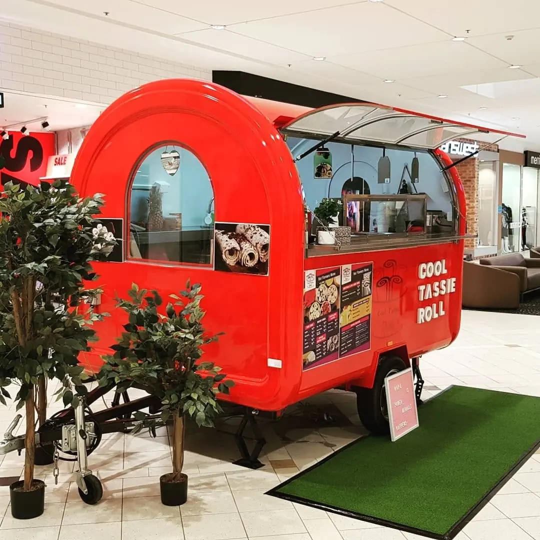 Restaurante de aluminio al aire libre de remolque de coche vending comida cono de nieve vending en venta