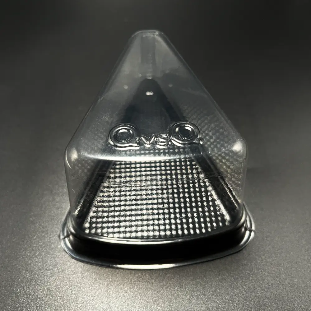 도매 투명 일회용 PET 플라스틱 삼각형 샌드위치/케이크 슬라이스 용기/상자