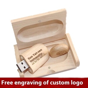Tùy chỉnh bán buôn tre bằng gỗ đóng hộp USB <span class=keywords><strong>flash</strong></span> drive, xoay 512Mb-128GB, lý tưởng cho doanh nghiệp/quà tặng/khuyến mãi - Product Image 3