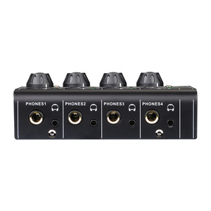 AMPLIFICADOR DE AURICULARES de 4 canales, salida estéreo para teléfono inteligente, conexión de ordenador, 3,5mm y 6,5mm - Product Image 3