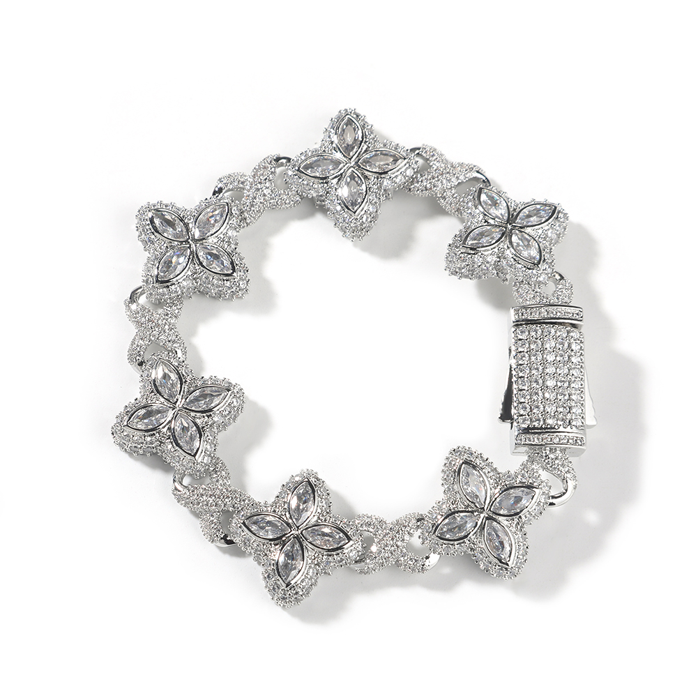 silver with white