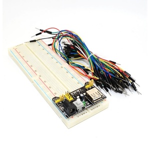 MB102 Breadboard modulo di potenza PCB Breadboard Test sviluppa 65 ponticelli cavi fai da te kit Breadboard - Product Image 2