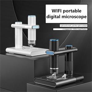 Microscopio digital portátil WIFI 50-1000X diseño compacto, instrumento de precisión, piel, detección de joyas - Product Image 2