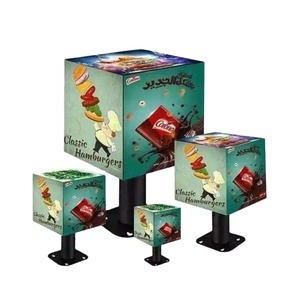 MDS Outdoor INDOOR LED Würfel Bildschirm 4 Seiten 5 Seiten Logo Runde LED-Zeichen Werbung Display Exhibition Mall - Product Image 2
