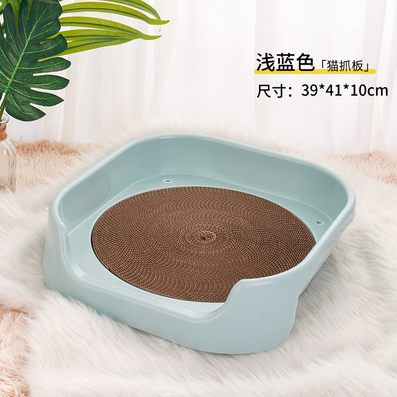Tabla Rascadora para Gatos Estándar Engrosada (Verde Claro Grande)