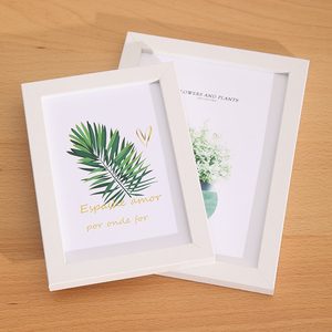 Khung ảnh khung ảnh <span class=keywords><strong>4x6</strong></span> 5x7 6x8 A4 phong cách Châu Âu trắng trang trí tường môi trường thân thiện với Bộ khung ảnh - Product Image 3