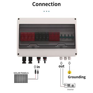 XIONGISOLAR IP65 DCコンバイナーボックス屋外防水4入力1出力1000Vソーラーサージ雷保護 - Product Image 3