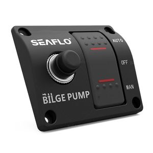 ISUREスマートコントロールパネル水中ポンプフローティングスイッチ内蔵ヒューズ12/24V自動/手動海洋用品 - Product Image 1