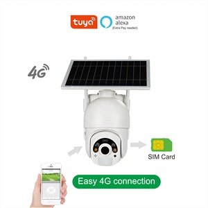 New Design <strong>2</strong> Inch Battery Pan-tilt Solar Camera Tuya APP 4G PTZ Camera <strong>Wireless</strong> IP Video <strong>Intercom</strong> <strong>System</strong> - Product Image 2