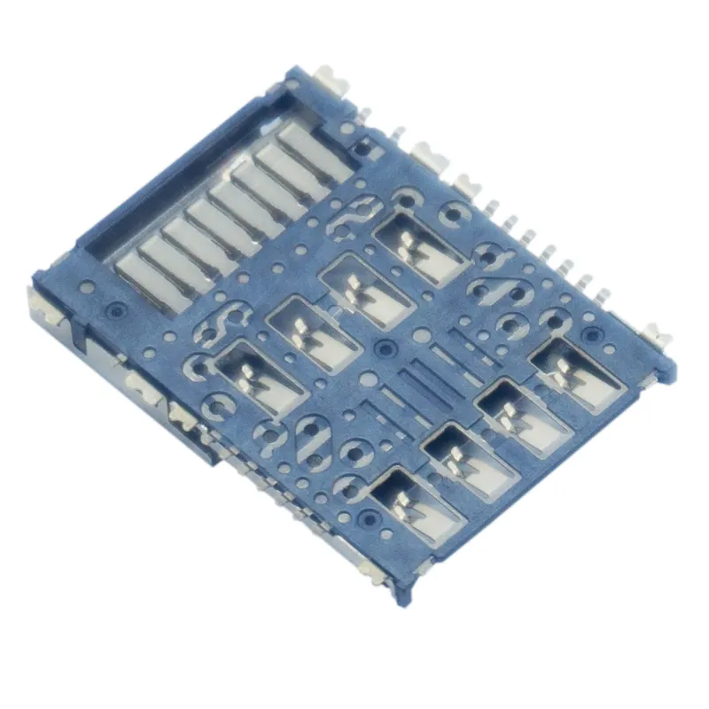Hot selling Sim TF Trans Flash Micro SD Card Push Pull Two One Connector wholesales in stock