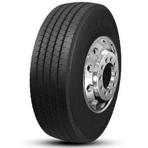 TOP CHINESE BRAND <strong>DOUBLE</strong> COIN TRUCK <strong>TIRE</strong> 295/75R22.5-14 RR202 PATTERN SPECIALLY DESIGNED for STEER AXLES and ALL-POSITION USAGE - Product Image 1
