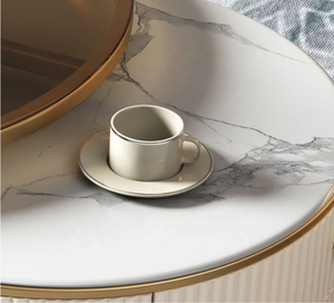 Đồ Nội Thất Phòng Khách Mặt Bàn Bằng Kính Năng Lượng Mặt Trời Với Ngăn Kéo MDF Bàn Cà Phê - Product Image 6