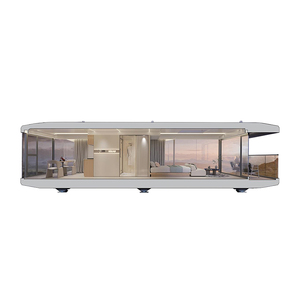 Local Intelligent Language Modern Luxury Prefabricated Solar Space Capsule Waterproof Container <strong>House</strong> with Intelligent System for <strong>Fashionable</strong> Camping - Product Image 4