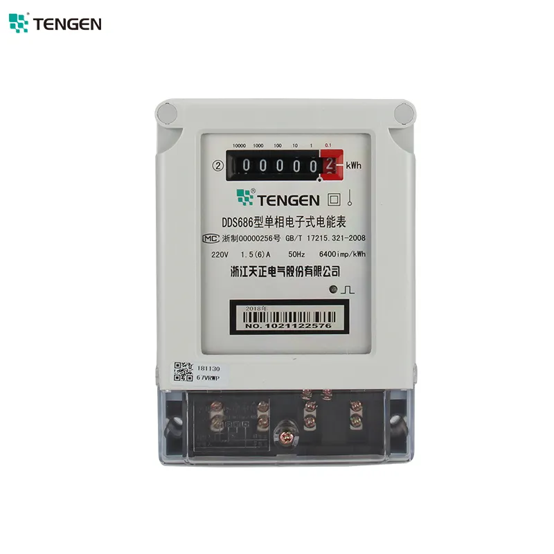 Tengen Oem Groothandel Elektriciteit Eenfase 3 Fase Prepaid Slimme Meter Fabrikanten