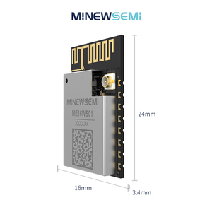 Minewsemi me16ws01 <span class=keywords><strong>wifi</strong></span> 4 2.4G + 5g BLE 5.0 rtl8720dn PCB Ăng ten điều khiển từ xa mô-đun máy phát UART không dây <span class=keywords><strong>Wifi</strong></span> mô-đun - Product Image 4