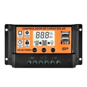 MPPT REGOLATORE di Carica Solare Regolatore 12V 24V 10A 20A 30A 40A 50A Regolatore Solare Solare del Pannello di Batteria Regolatore Dual USB 5V Display LCD - Product Image 2