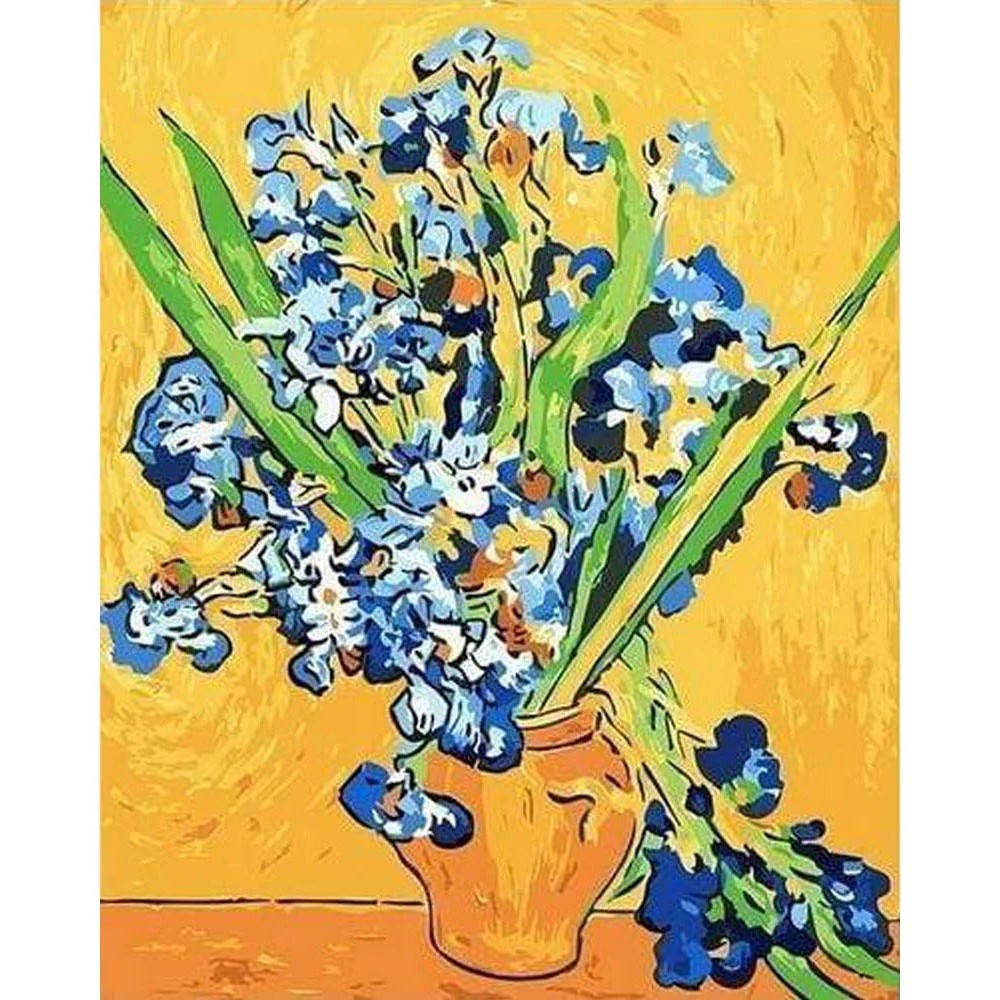 Iris dans un vase