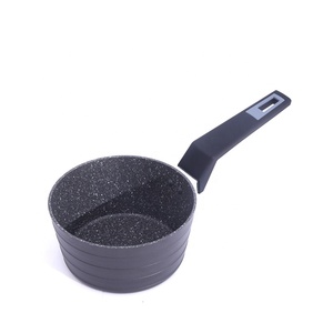 Không dính chảo với nắp nồi nhỏ với lớp phủ đá granit ở lại mát xử lý đa năng nước sốt nồi Pan nhà bếp cảm ứng sữa nồi - Product Image 4