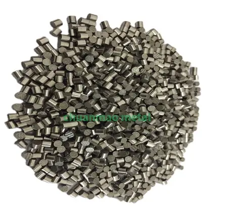 Suministro 99.95% Pureza Dia 3x3mm Pellets de vanadio bloque de vanadio de metal, Ferro de gránulos de vanadio, batería de vanadio de partículas