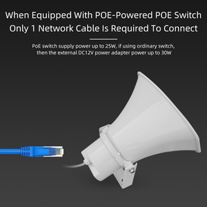 Sistema de intercomunicación de transmisión de red IP pa, altavoz con bocina ip poe de 30 vatios y 30 w - Product Image 5