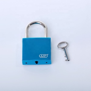 AJF yüksek kalite mavi çinko alaşım 38x13x65mm A01-40EBU CN;ZHE yeni varış kare akıllı aşk kilit anahtarı tüv testi geçti - Product Image 3