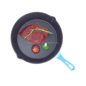 10インチ鋳鉄フライパンパンオーブン安全調理器具屋内および屋外用 - Product Image 3