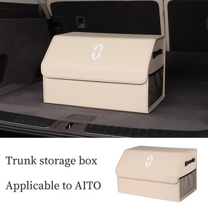 Suitable for AITO New M7 <strong>Trunk</strong> Storage Box M5M9 Microfiber Leather with Nappa Texture <strong>Trunk</strong> Foldable Storage Box - Product Image 4