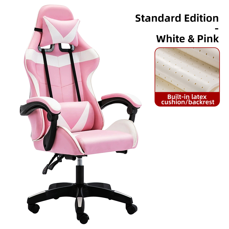 Blanco y rosa