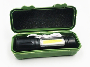 Çok fonksiyonlu teleskopik odaklama su geçirmez 3w cob led xpe cep minik meşale ışık şarj edilebilir mini fenerleri - Product Image 6