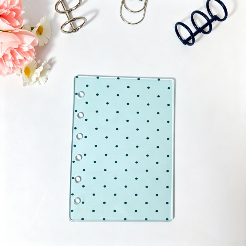 A7 à pois bleu clair (pièce unique)