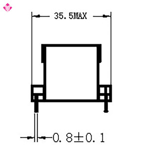 Ad alta frequenza PQ3225 di commutazione di alimentazione toroidale trasformatore bobina di rame a uscita singola bobina Ferrite Core elettronica - Product Image 4