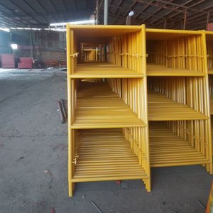 Sistema de marco de andamios móviles Galvanizado Cuatro barras Material de acero de diseño moderno para la construcción de edificios - Product Image 6