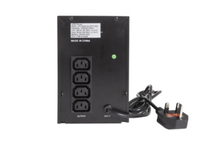 Fuente de alimentación ininterrumpida UPS interactiva de línea de 650VA para PC, computadora, escritorio, uso doméstico, sistemas de respaldo de energía para el hogar - Product Image 3