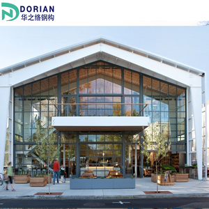 Mạ Kẽm chống gỉ ánh sáng đo thép vườn lưu trữ nhà tùy chỉnh nhà để xe Cấu trúc thép kho Xây Dựng Công cụ làm vườn nhà kho - Product Image 3